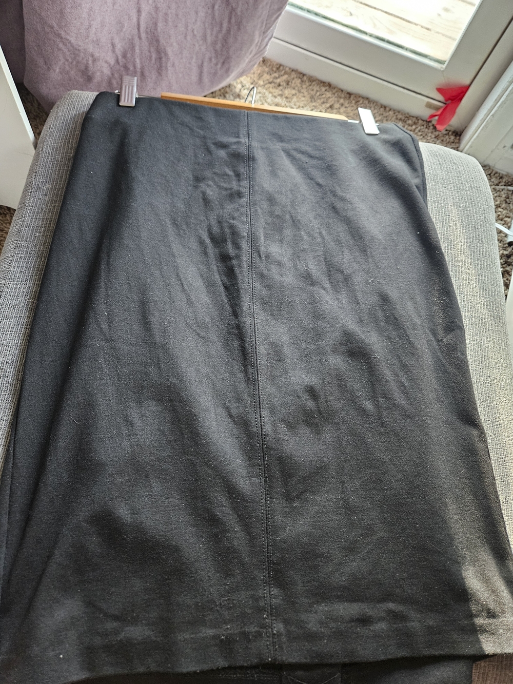 Roz & Ali Black Pencil Skirt - Sleek Office Staple - Picture 3 of 4